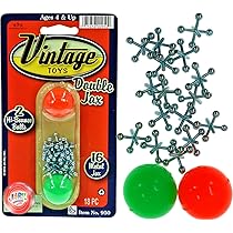 Vintage Toys Double Jax Retro 2 Hi-Bounce Balls & 16 Metal